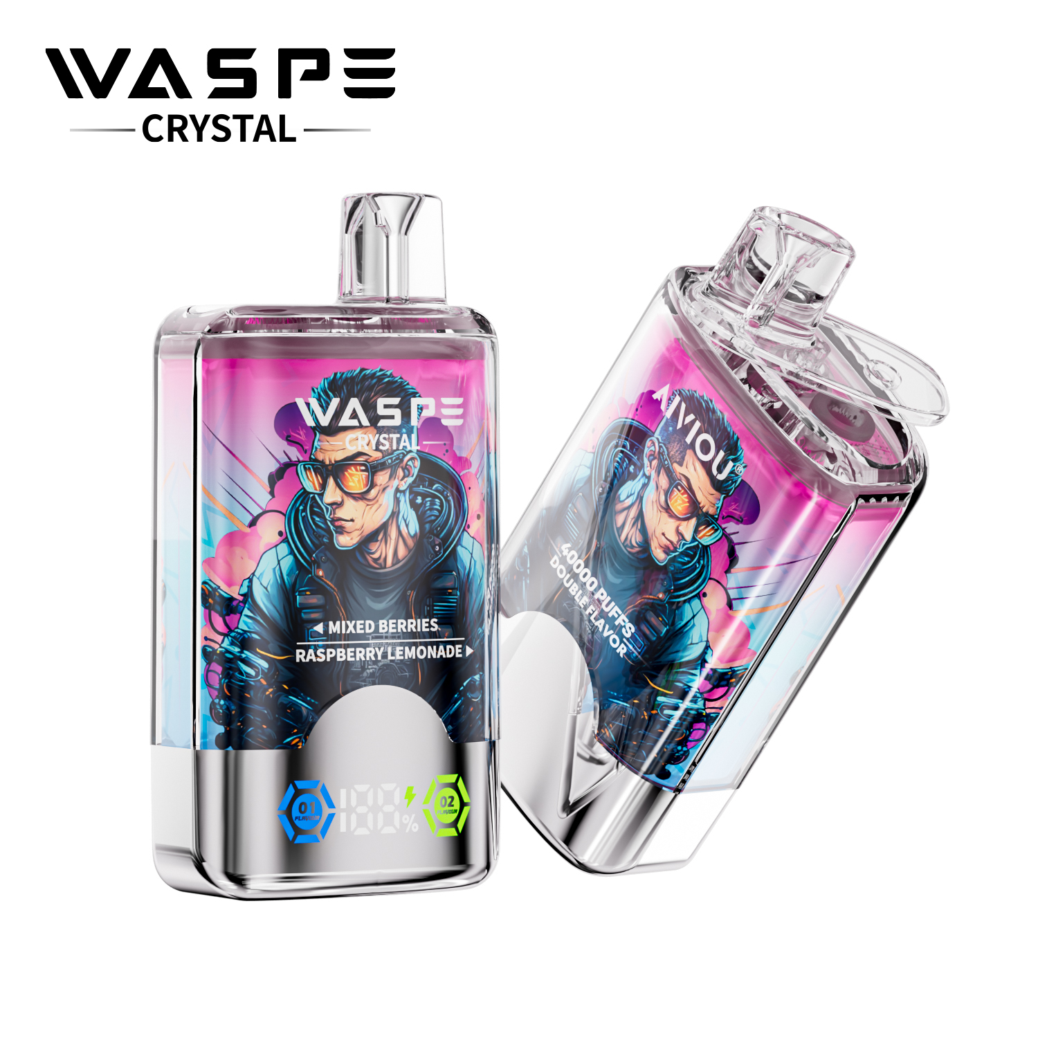 WASPE Crystal 40000 Mixed Berries/Raspberry Lemonade