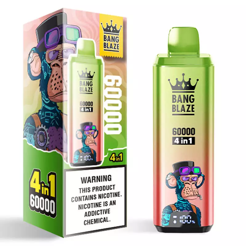 Bang Blaze 60000 Strawberry Watermelon/Kiwi Passion Fruit Guava/Mango Ice/Watermelon Sour Peach
