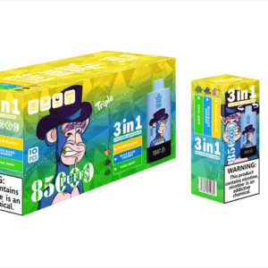 Bang King 85000 Blue Razz Cherry/Cool Mint/Peach Mango