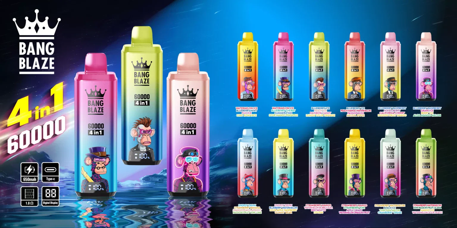 Bang Blaze 60000 Watermelon Ice/Blueberry Cherry/SummerTime/Sour Mango Pineapple