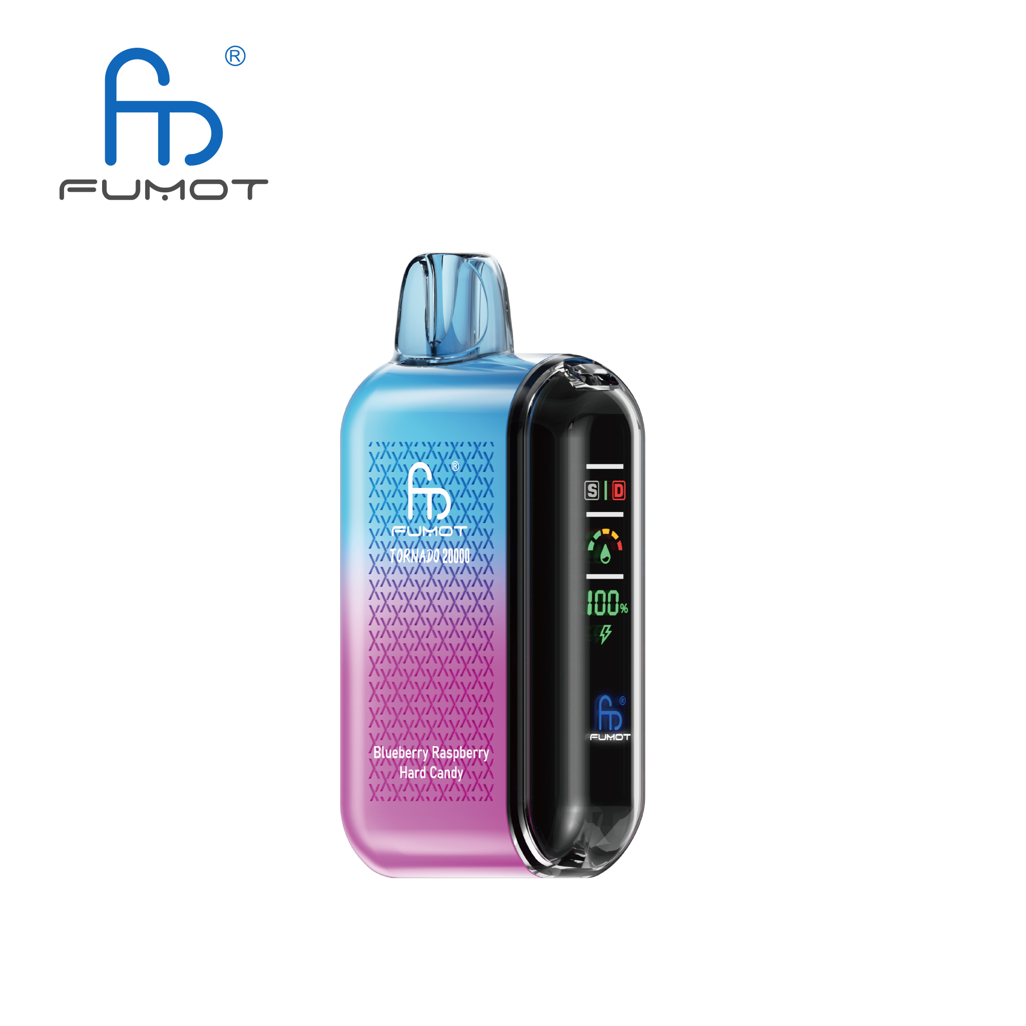 Fumot Tornado 20000 Blueberry Raspberry Hard Candy – Bild 2