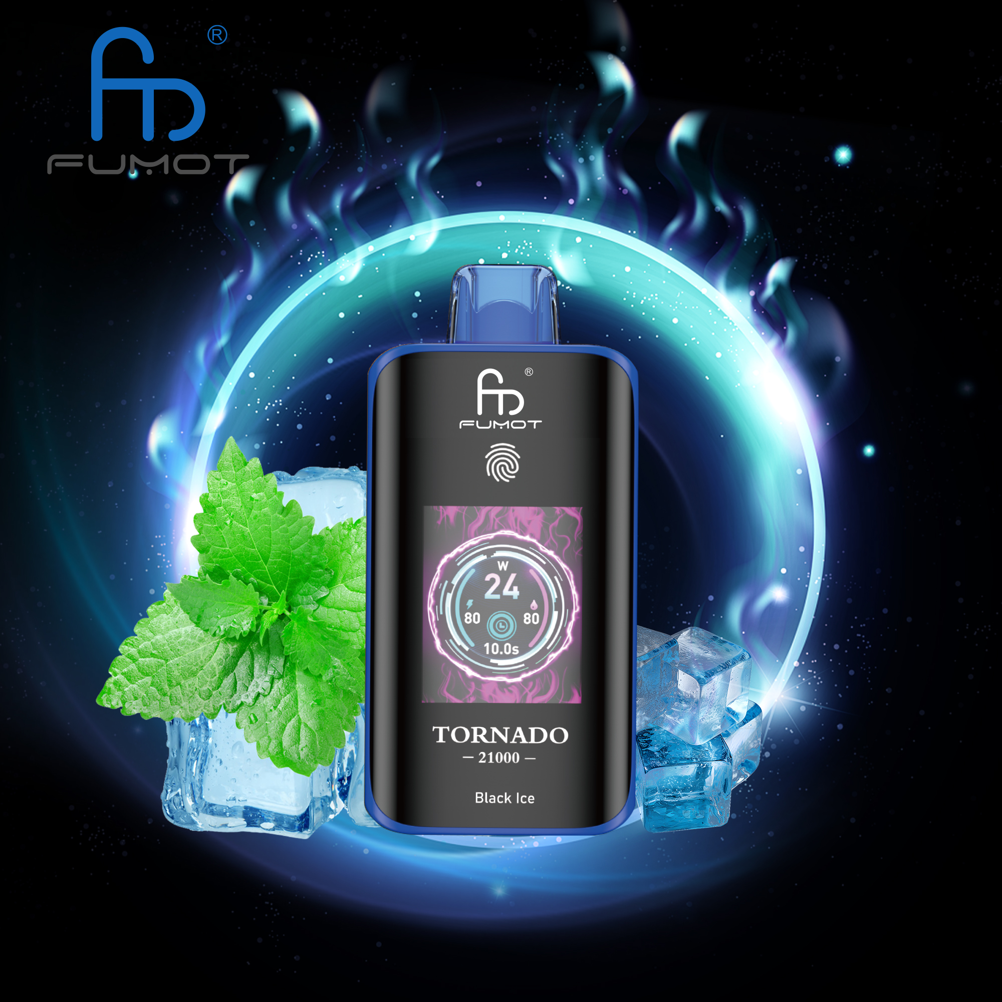 Fumot Tornado 25000 Black Ice