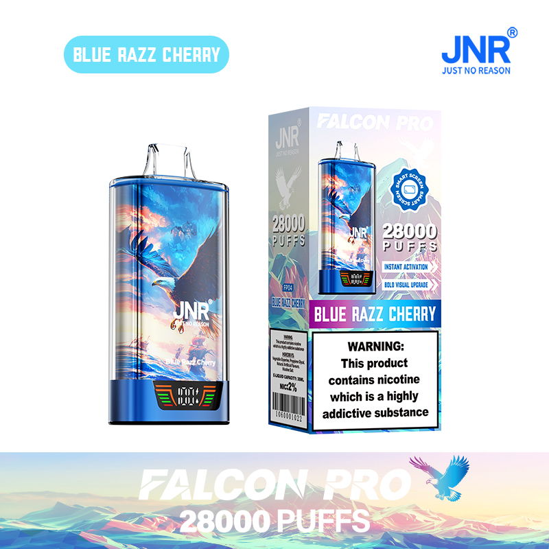 JNR Falcon Pro 28000 Blue Razz Cherry