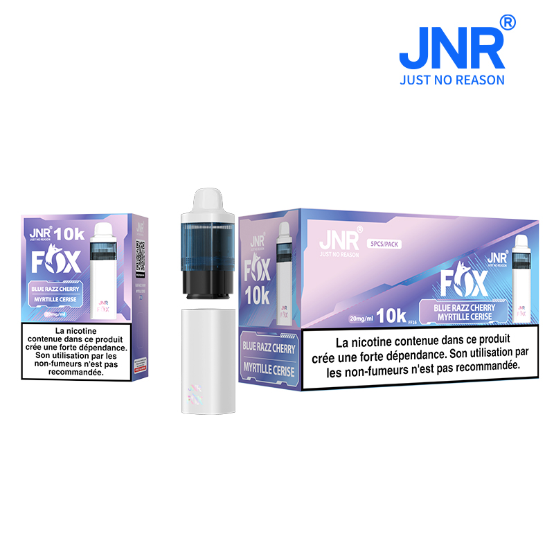 JNR Fox 10000 Blue Razz Cherry