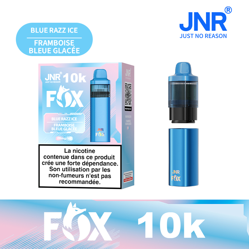 JNR Fox 10000 Blue Razz Ice
