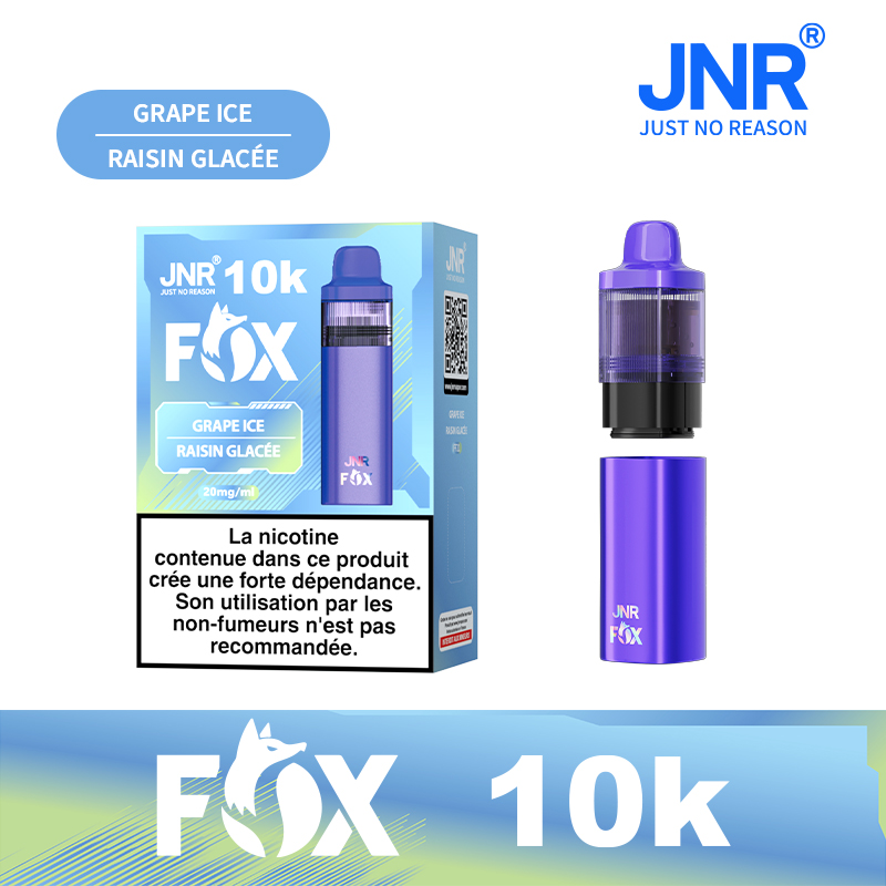 JNR Fox 10000 Grape Ice