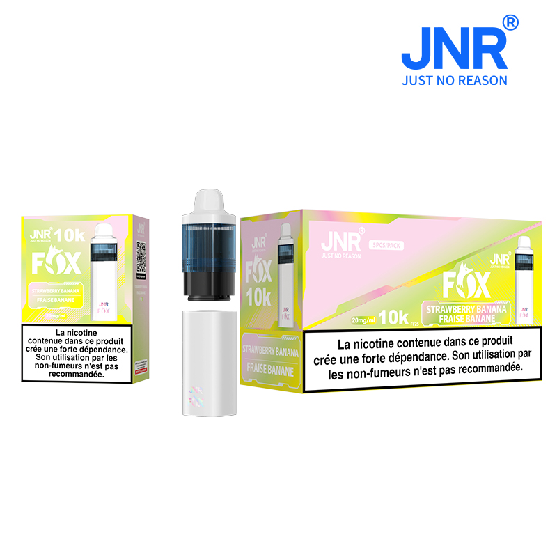 JNR Fox 10000 Strawberry Banana