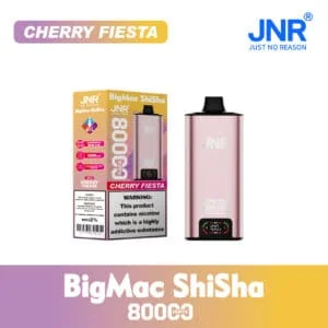 JNR Big Mac Shisha 80000 Cherry Fiesta