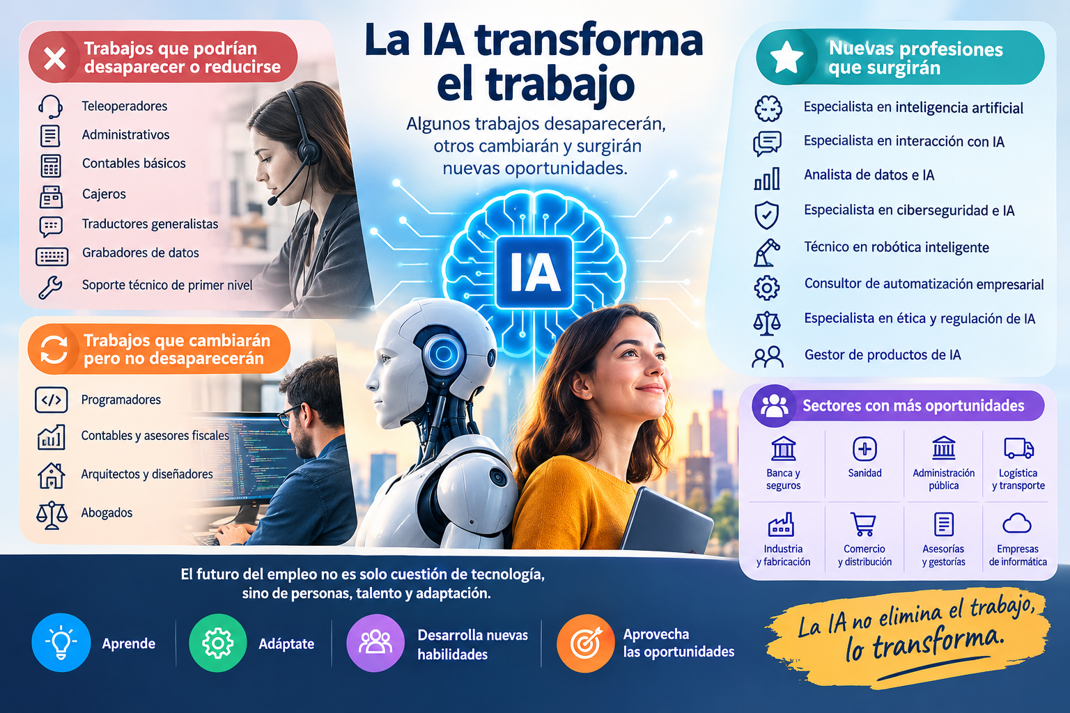 Empresas de informática migran sus servicios a la IA