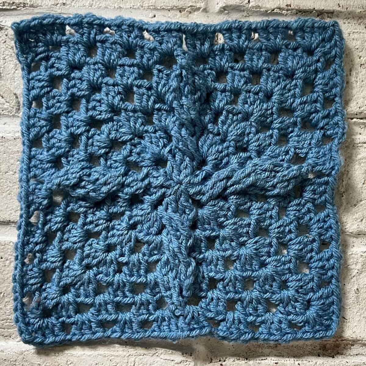 Cabled Granny Square Pattern by Juniper and Oakes
