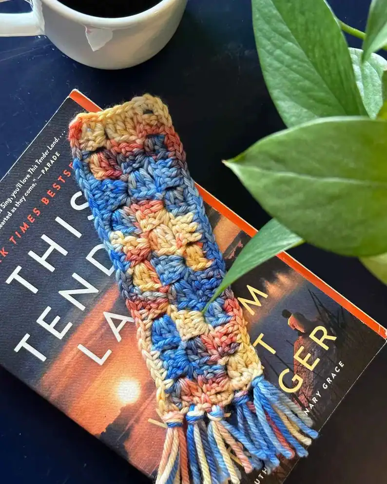 Crochet Bookmark pattern by Juniper and Oakes