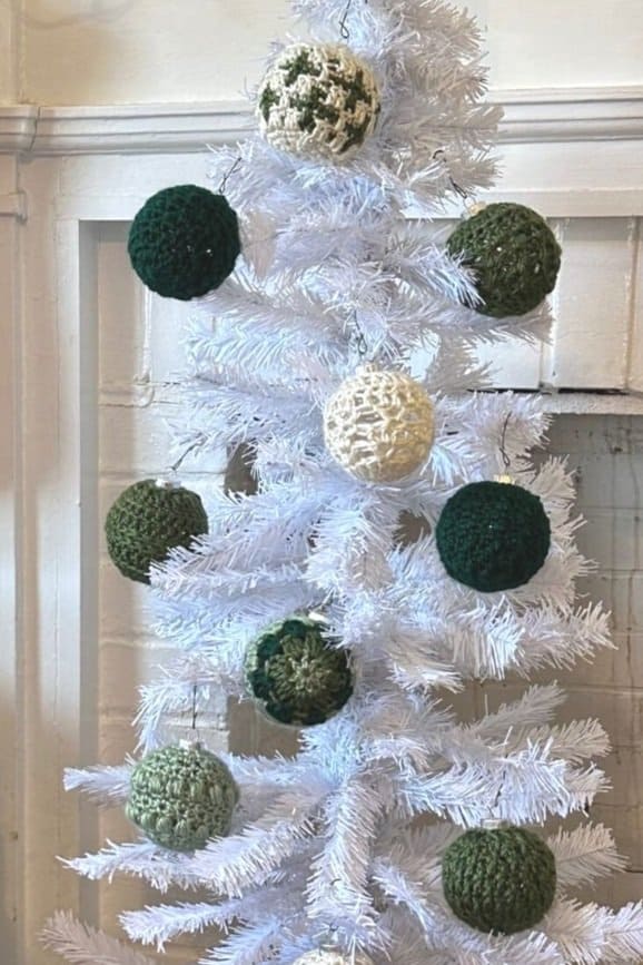 The Candy Cane Stripe Bauble Christmas Ornament by juniper and oakes