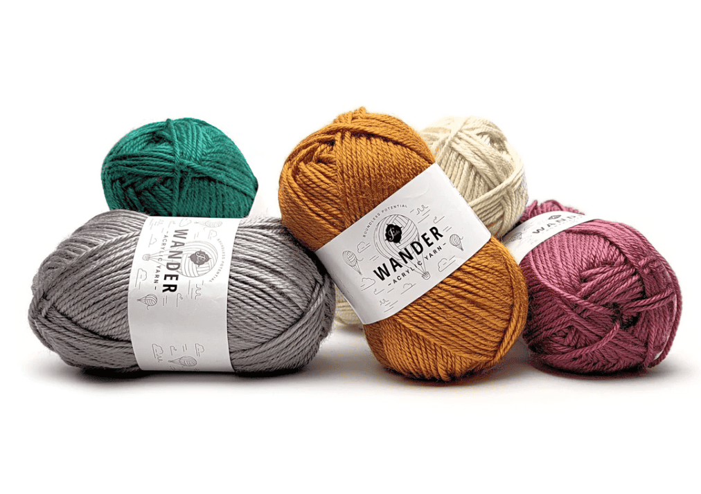 Wander acrylic yarn from Furls Crochet