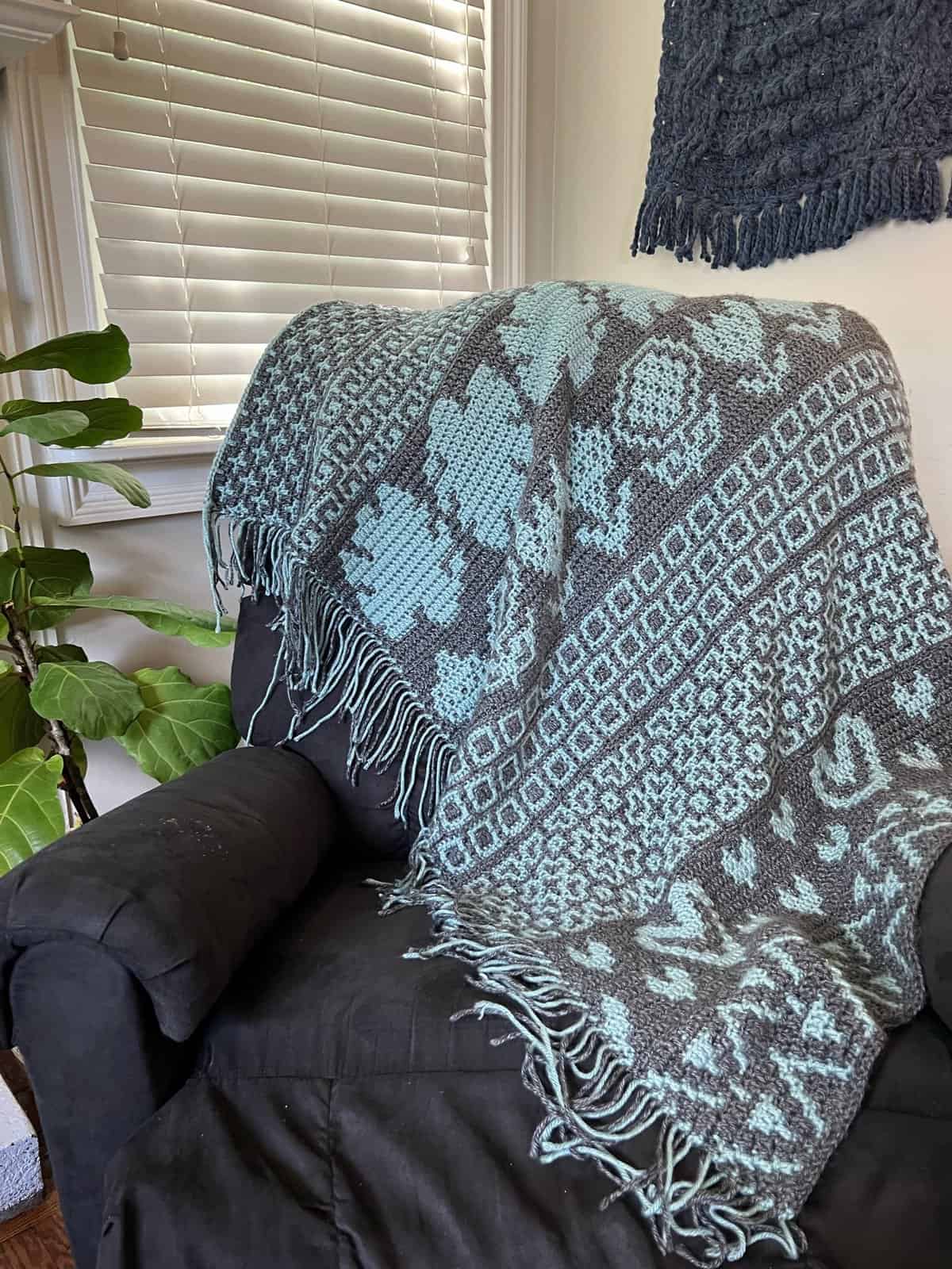 MMMCAL blanket progress by Juniper and Oakes