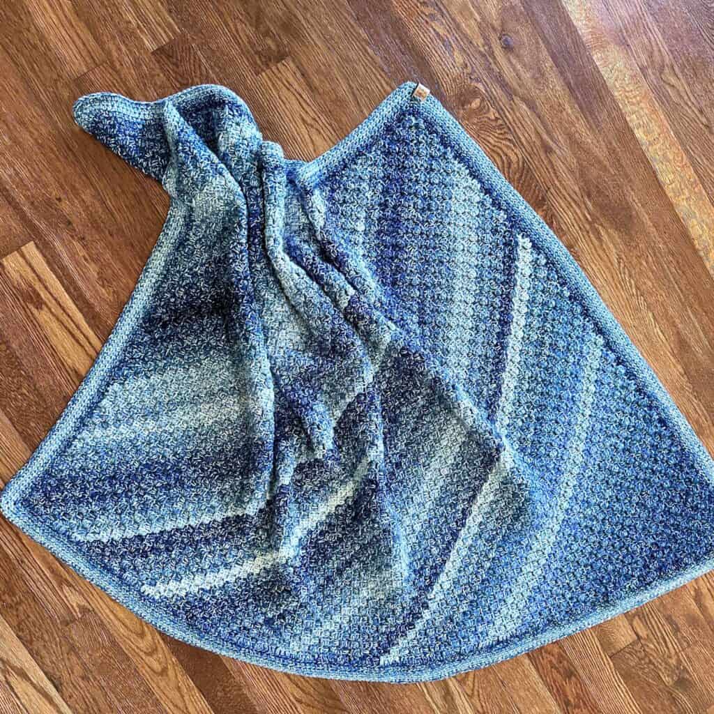 Ombre C2C Baby Blanket