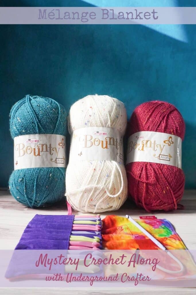 Yarn for Mélange Blanket from Juniper and Oakes.