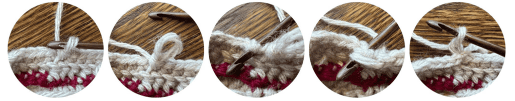 Invisible join for the crochet envelope border