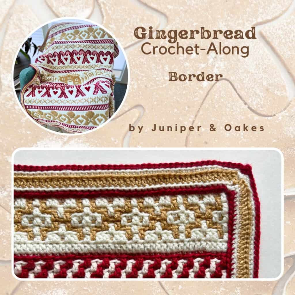 Gingerbread CAL Crochet Envelope Border