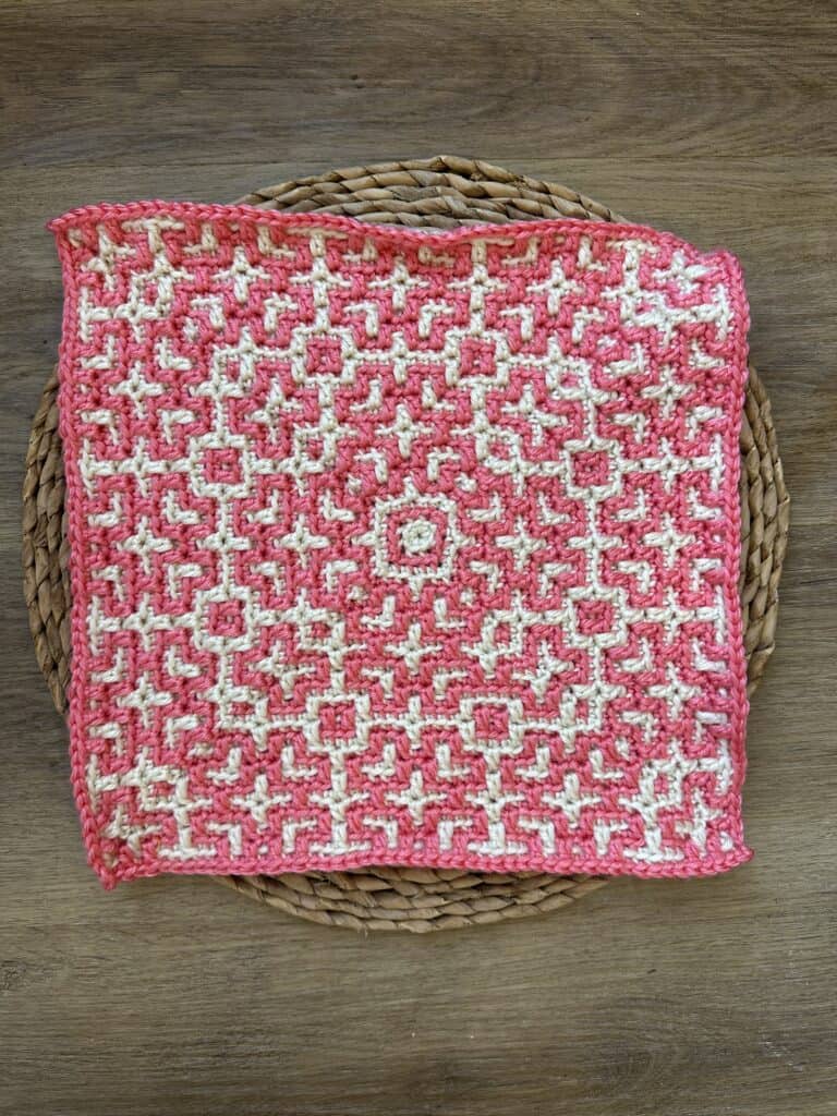 The Celtic Knot mosaic crochet square