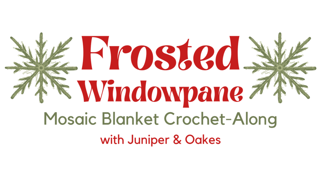 Frosted Windowpane logo with snowflakes and text.
