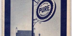 1938 Southeastern U.S. Pure Oil road map