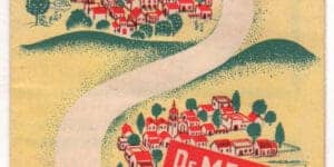 1950's Laredo Oaxaca Veracruz Acapulco Guadalajara Mexico Pemex city road map