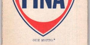 1964 Central and Western US Fina Oil road map