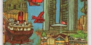 1967 Ontario Canada Texaco road map
