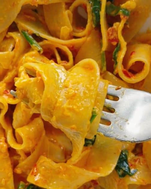 Creamy Hot Pepper Pasta
