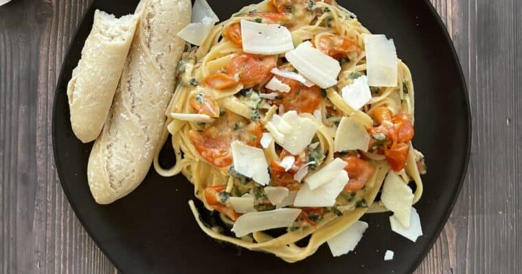 Spinach Artichoke Pasta