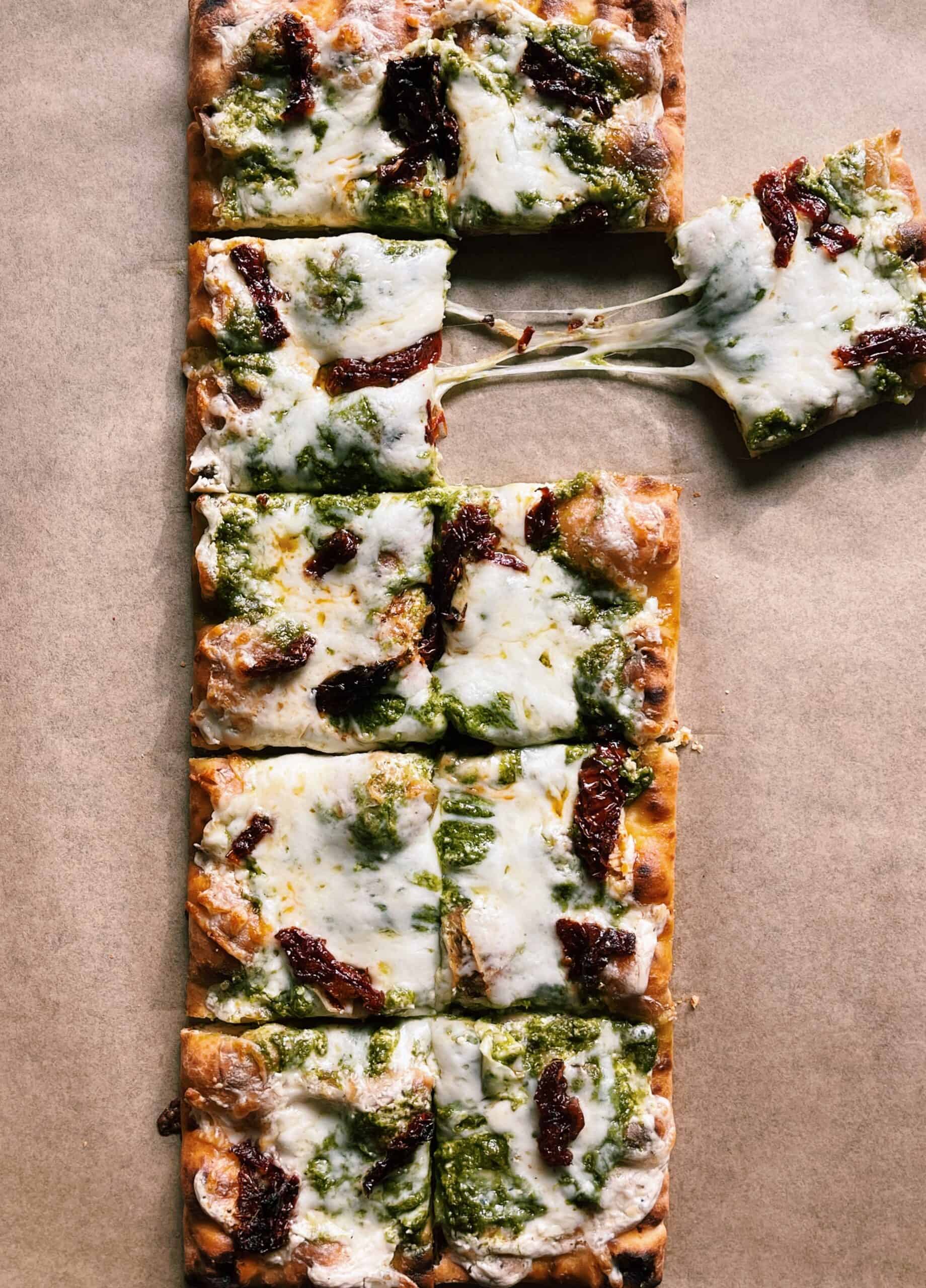 Truffle Pesto Pizza Flatbread