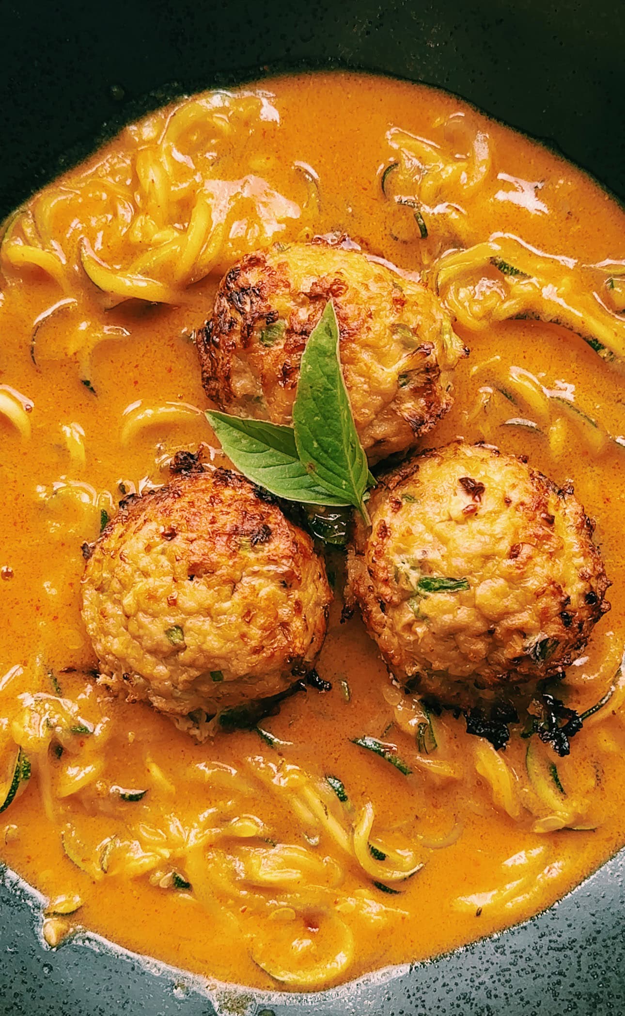 Thai Meatballs- Thai Inspired Ground Chicken Meatballs