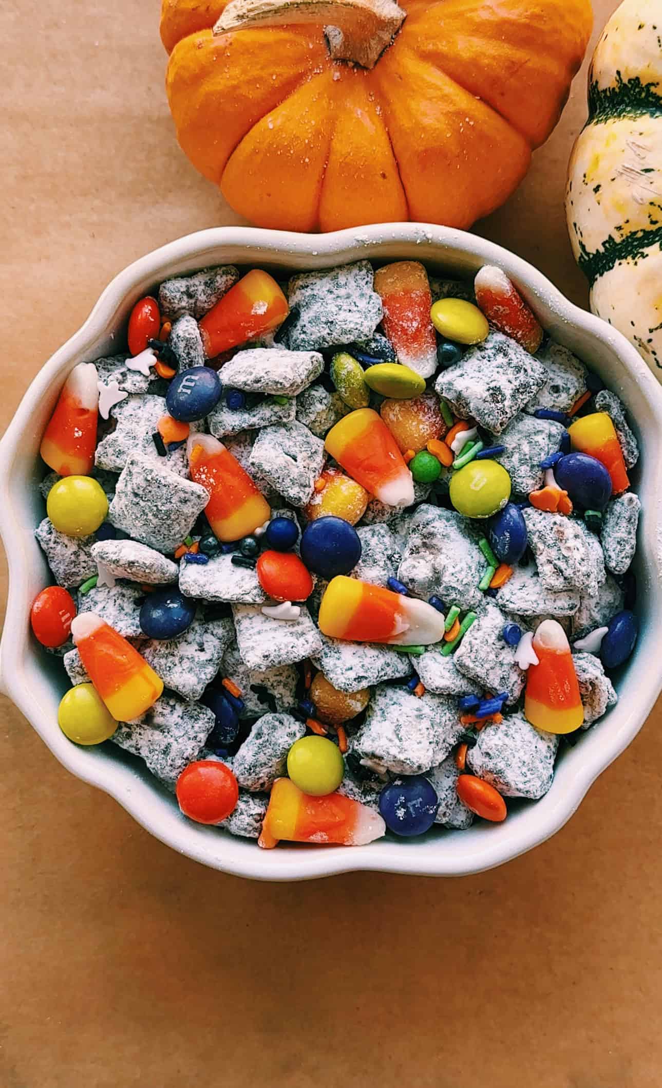 Halloween Puppy Chow Muddy Buddies