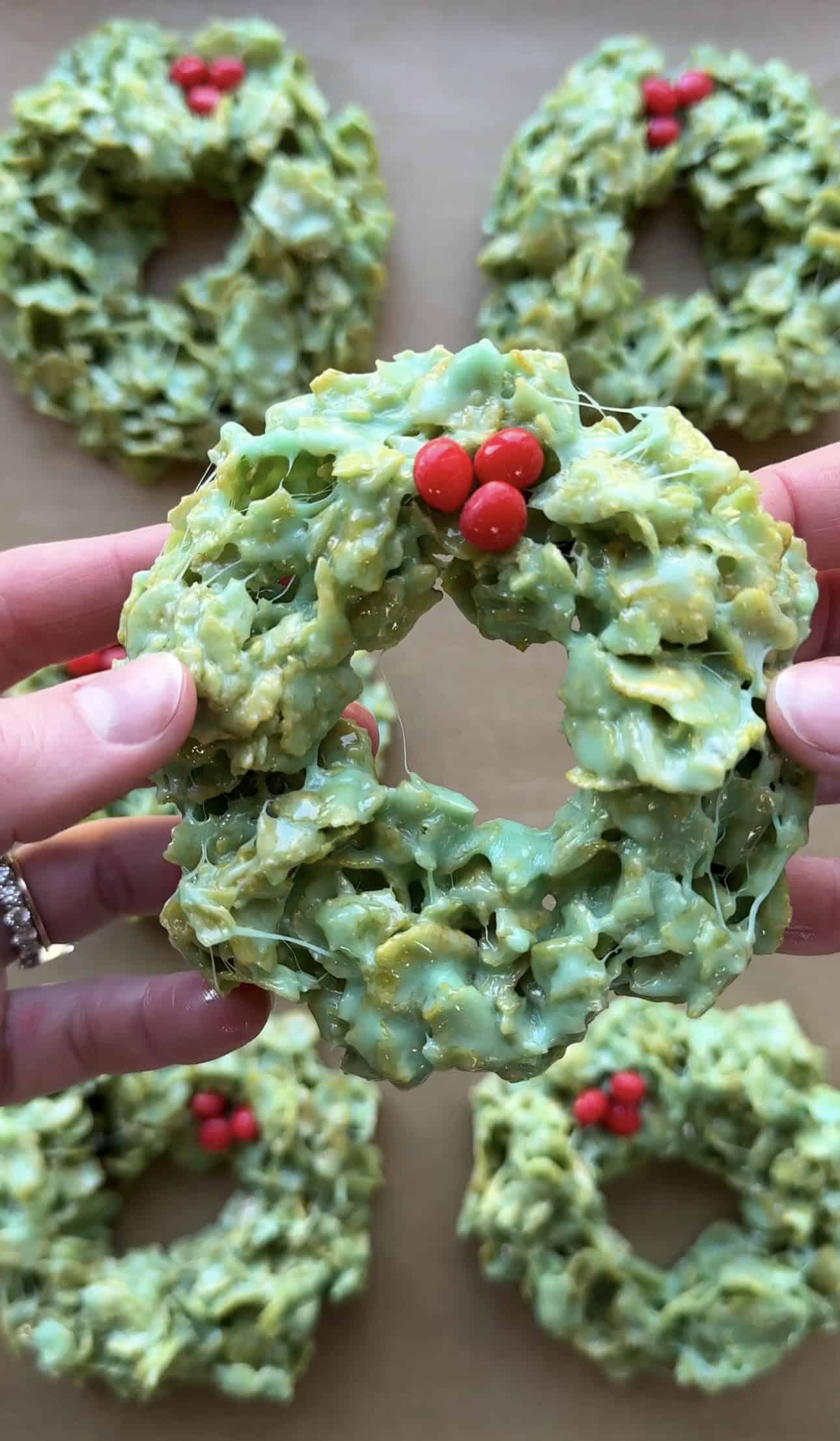 Corn Flake Wreaths Recipe- A Festive Holiday Treat