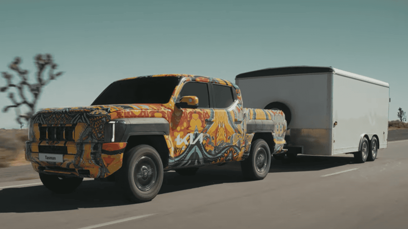 How much can the Kia Tasman tow?