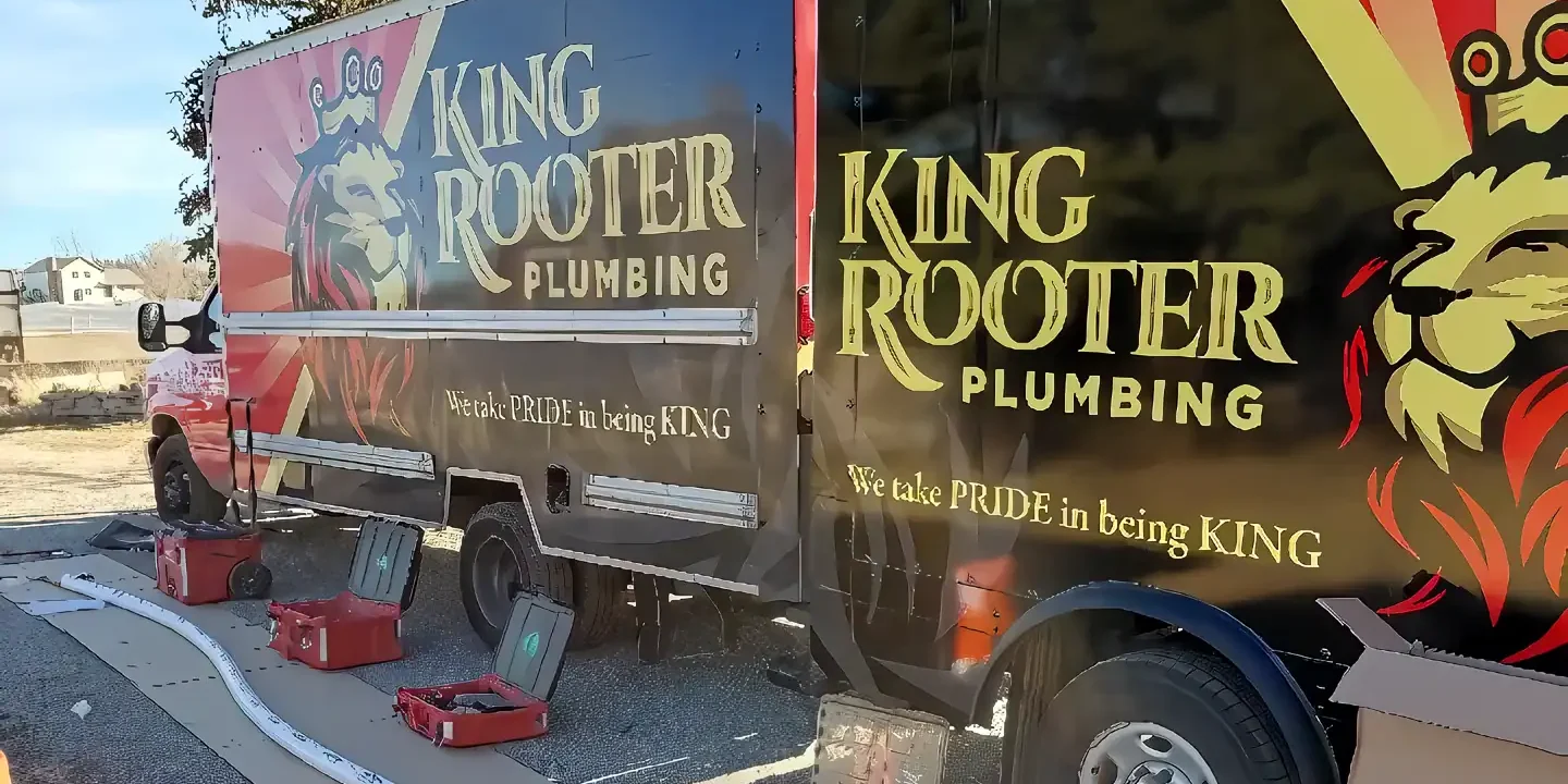 King Rooter Plumbing Branded Service Truck