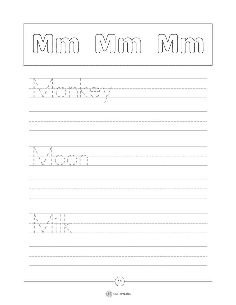 13-alphabet-word-tracing