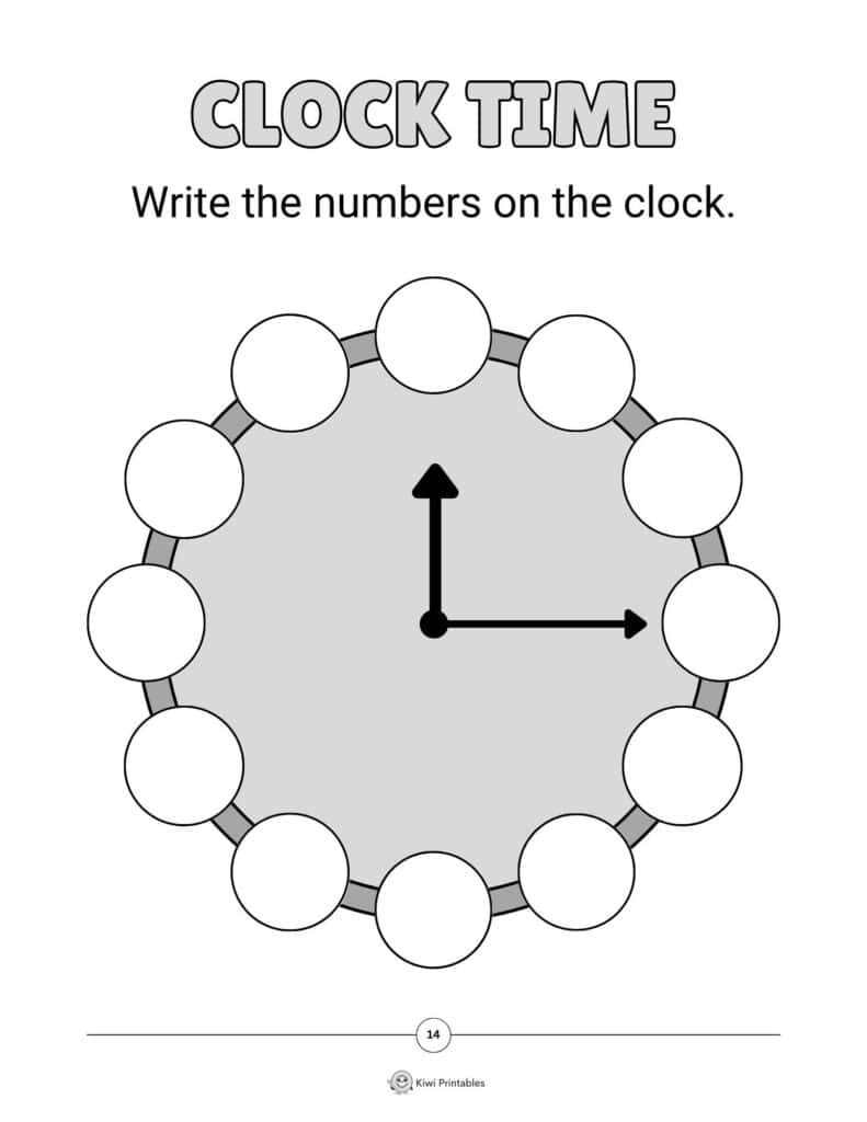 14-telling-time-worksheet 14-telling-time-worksheet