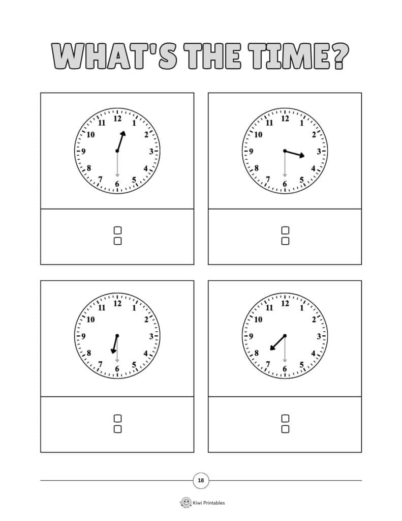 18-telling-time-worksheet 18-telling-time-worksheet