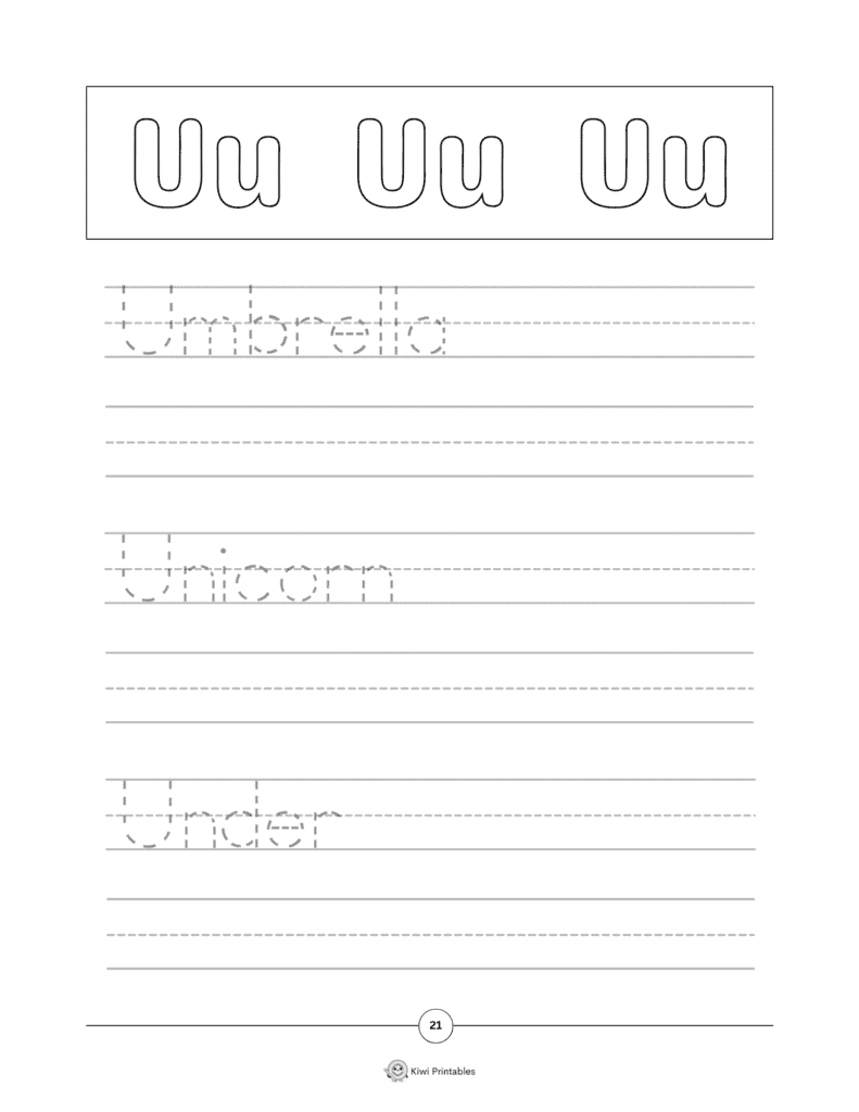 21-alphabet-word-tracing