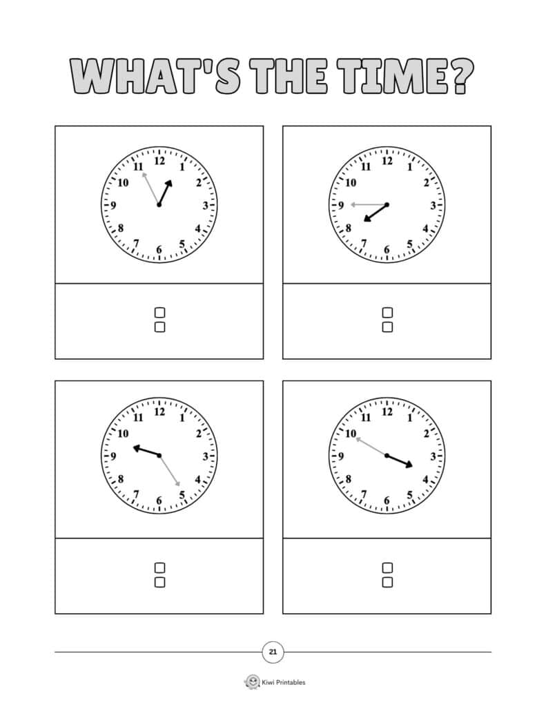 21-telling-time-worksheet 21-telling-time-worksheet