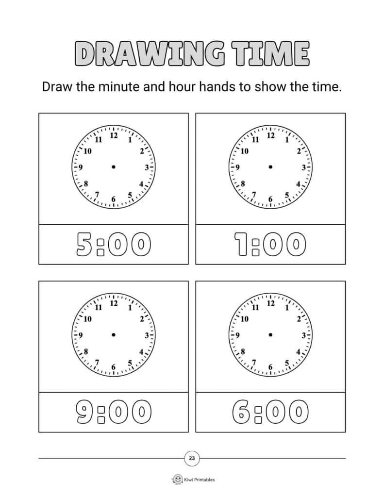 23-telling-time-worksheet 23-telling-time-worksheet