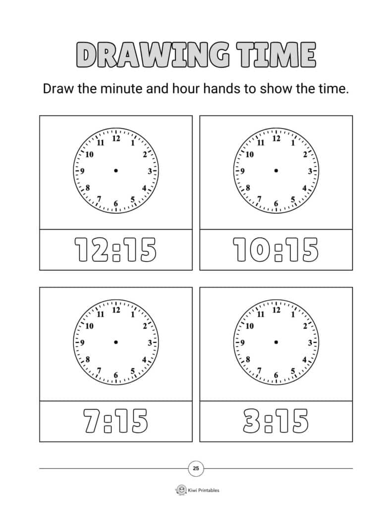 25-telling-time-worksheet 25-telling-time-worksheet