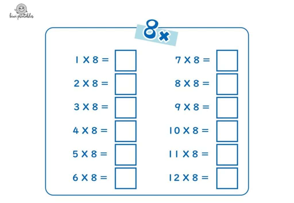 Multiplication pg8