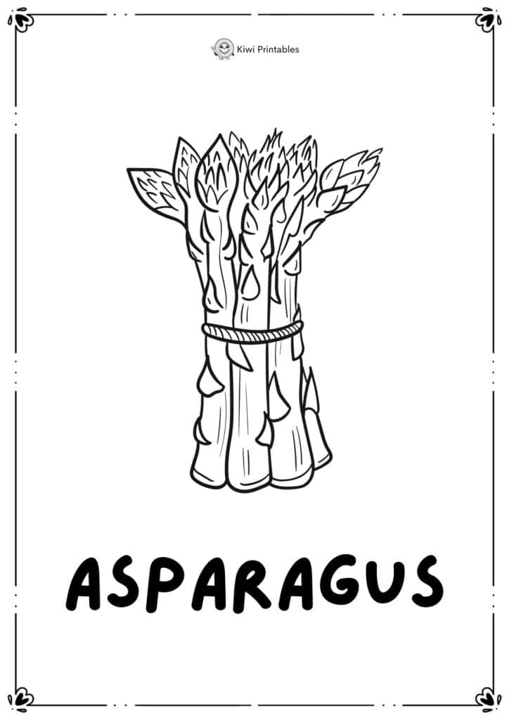colouring-page-asparagus
