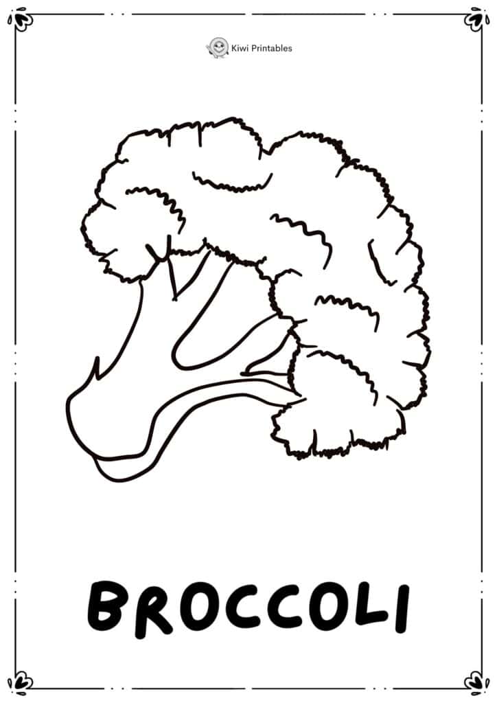 colouring-page-broccoli