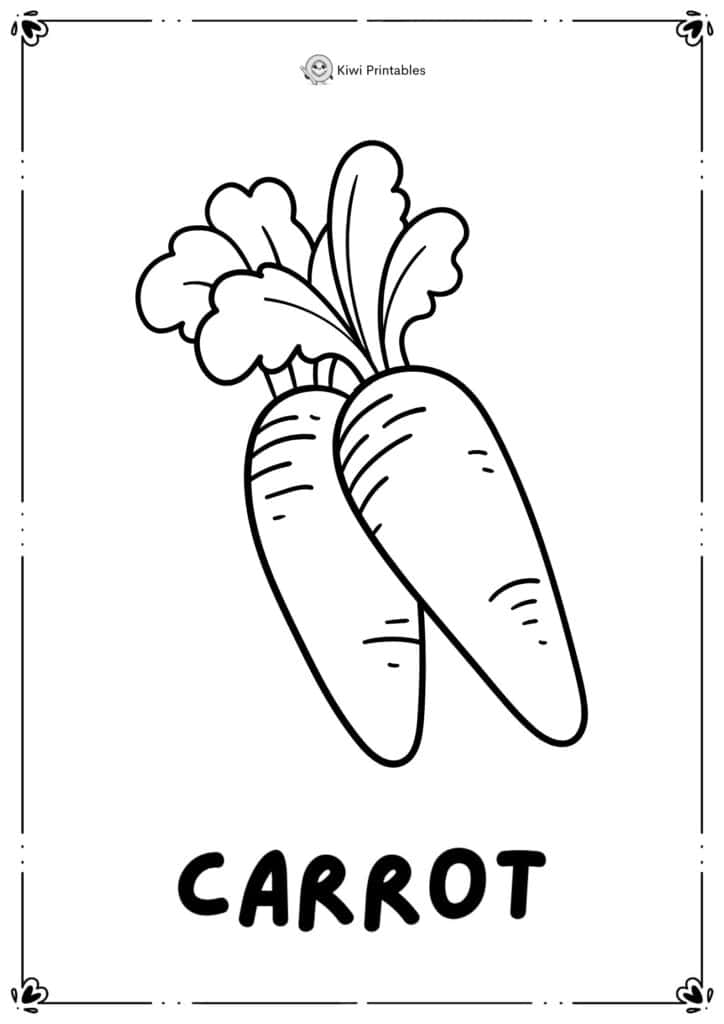colouring-page-carrot