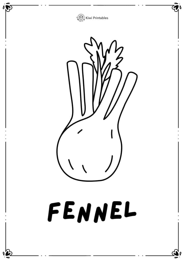 colouring-page-fennel