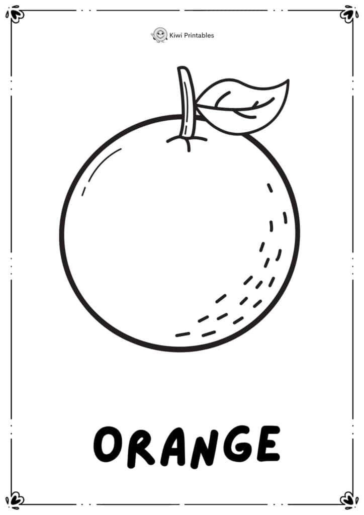 colouring-page-orange