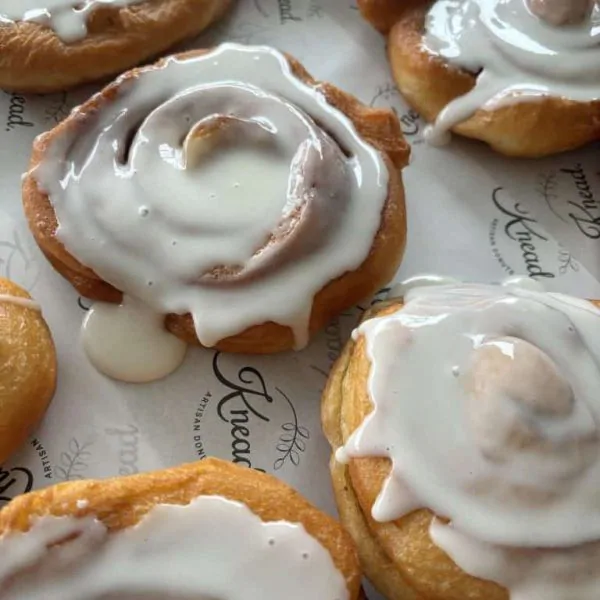 Delicious glazed cinnamon donuts perfect for a sweet treat in NZ.